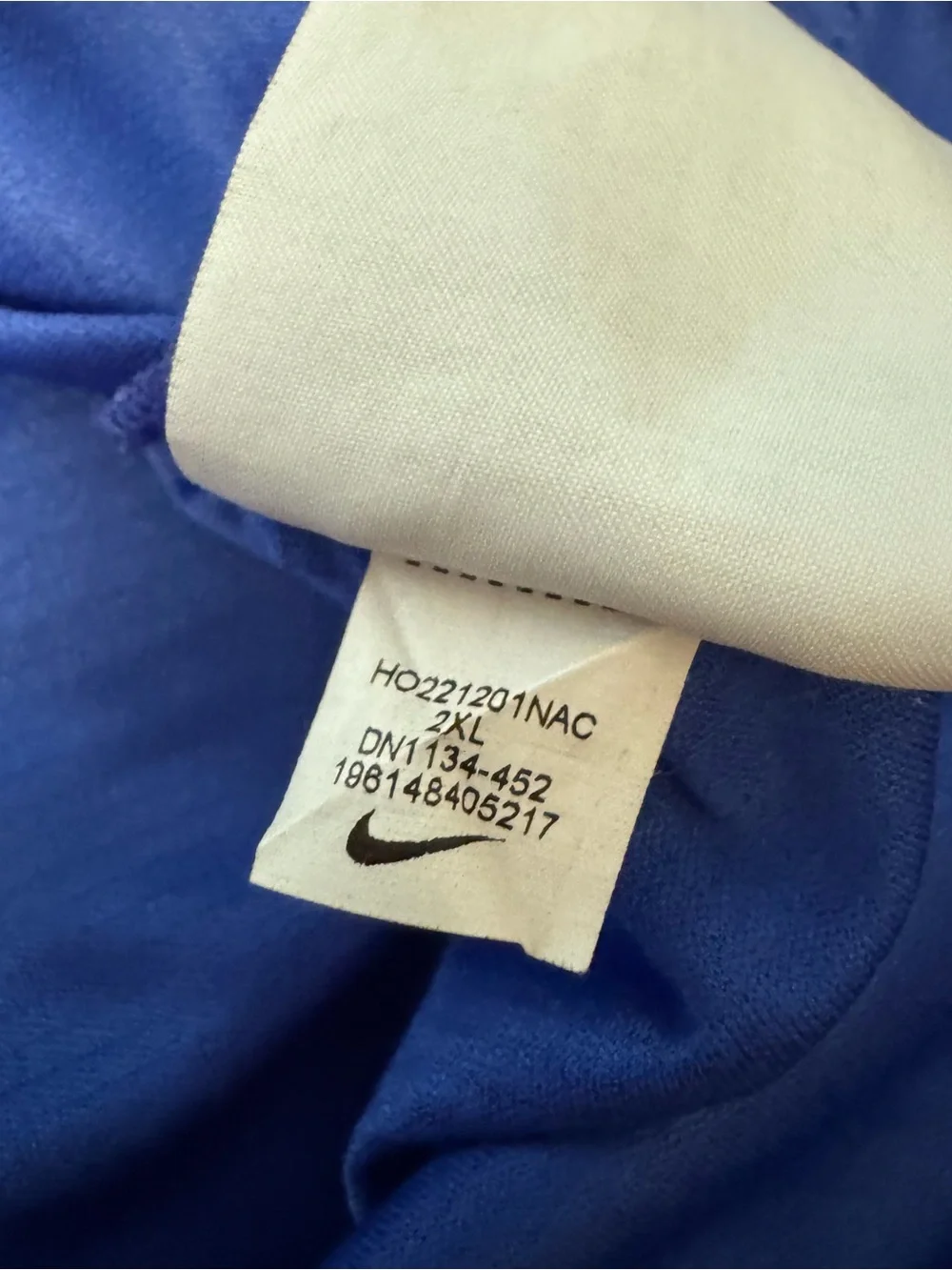Nike USA States Soccer Jersey Size 2XL World Cup 2022 Tie Dye Blue United States